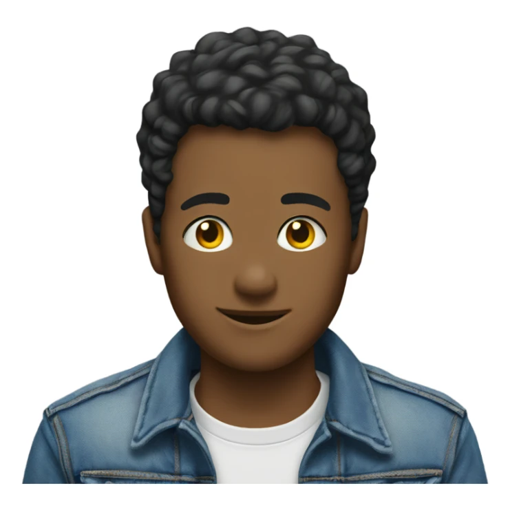 Denim jacket sticker