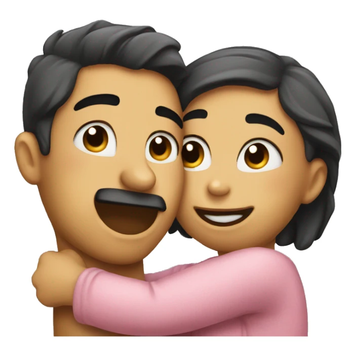 Kiss and hug  sticker