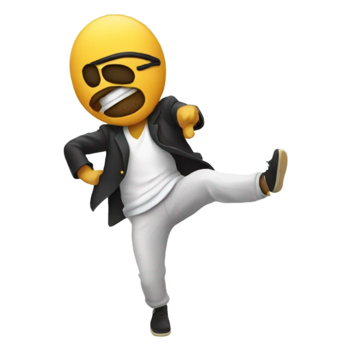 haciendo el dab sticker