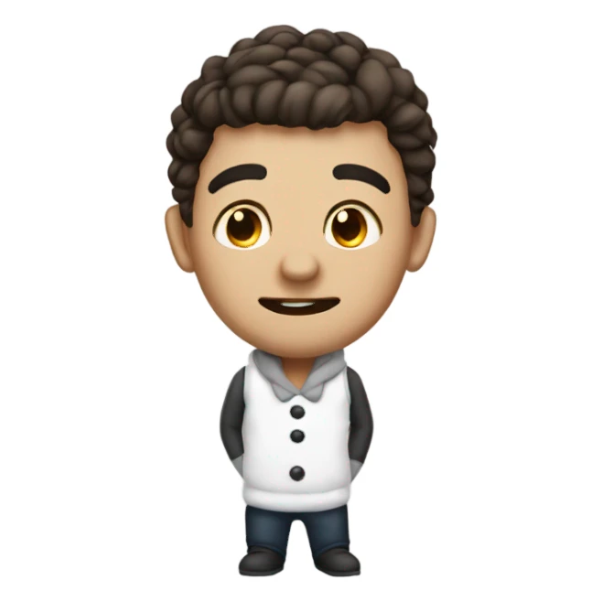 Make me look like a snowman sticker