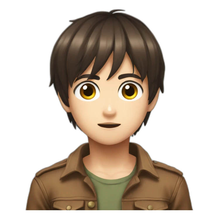 eren yeager enfant sticker