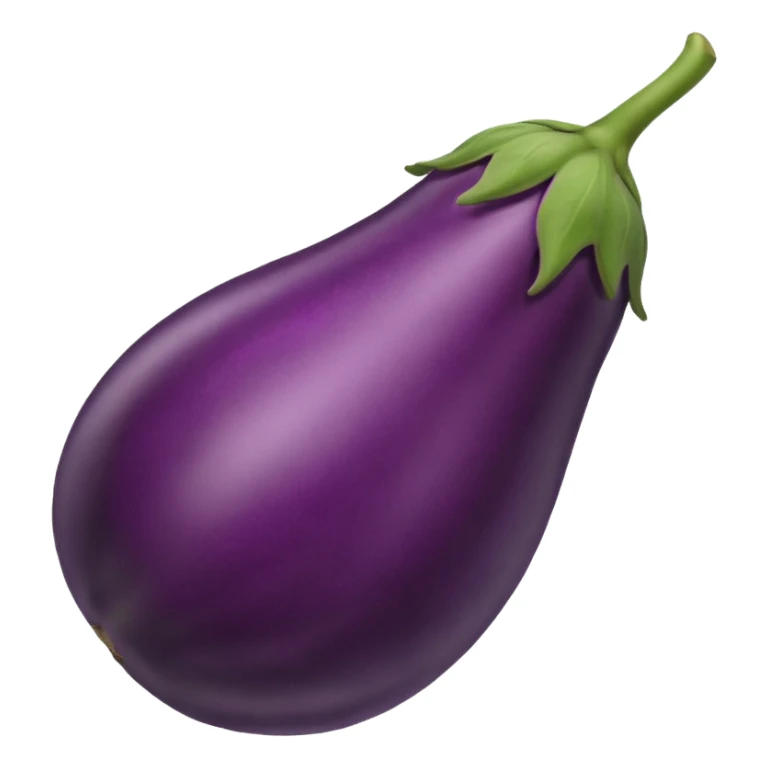 eggplant with big defined veins  sticker