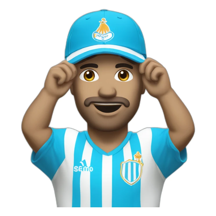 Olympique de Marseille supporter sticker