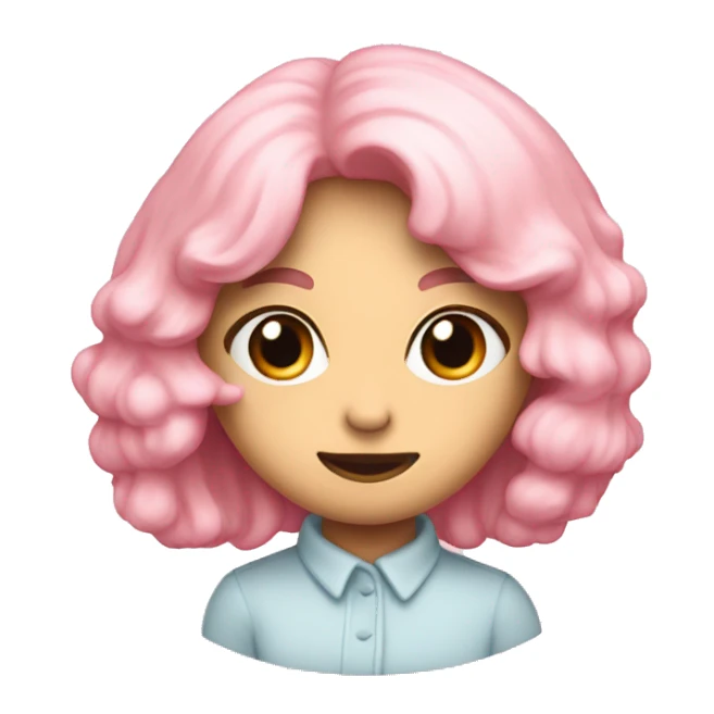 Pastell rosanes Herz sticker