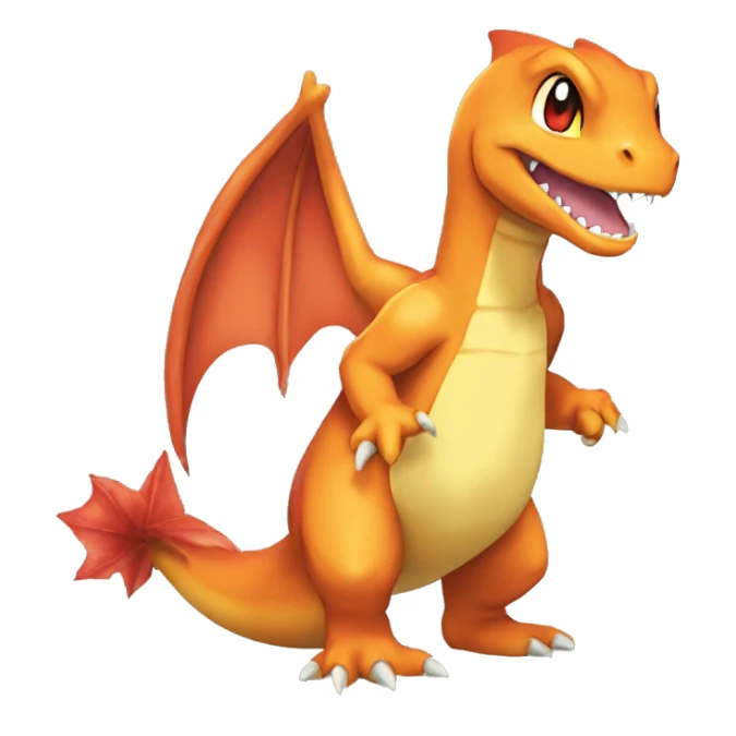  Charmander-Charmeleon-Charizard-Fakemon Full body sticker