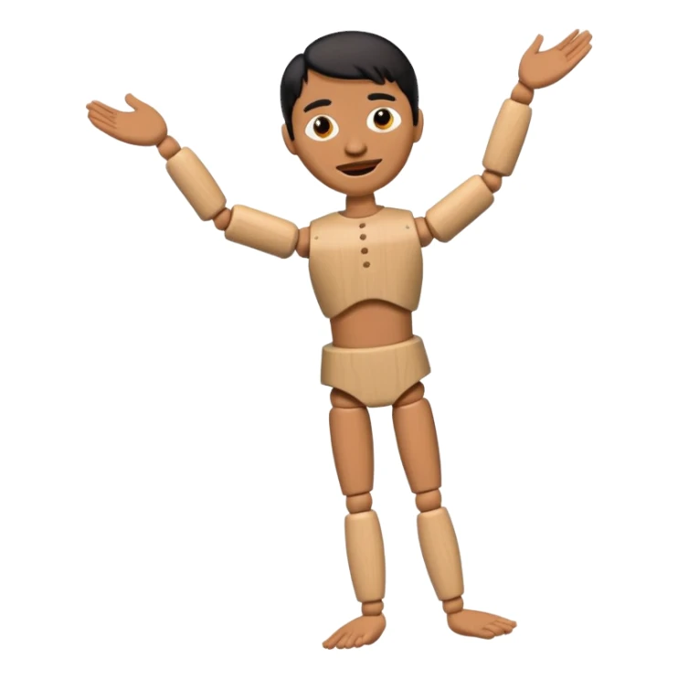 Icon for Puppet Theater: a puppet body sticker