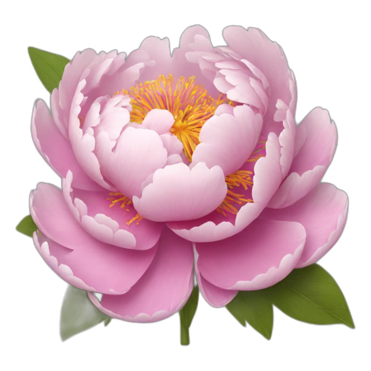 Peony sticker