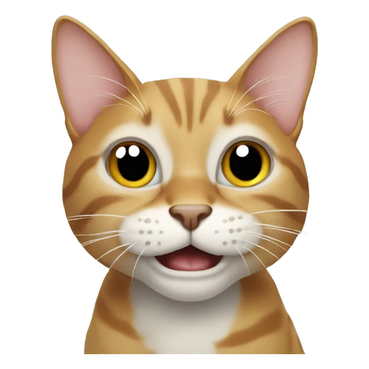 goofy ahh cat sticker