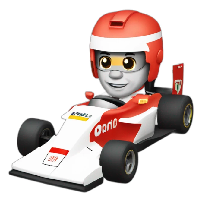 Voiture formule 1 sticker