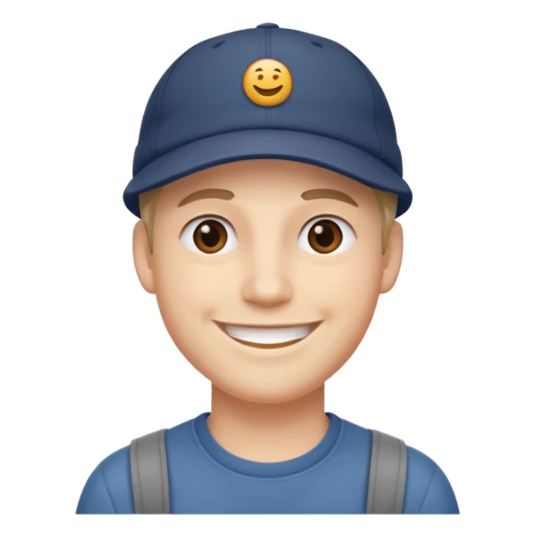 Make me stickers - a guy in a cap sticker