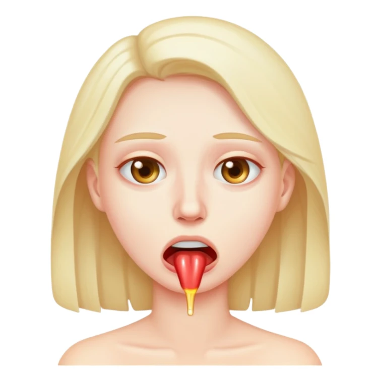 personne qui à la gorge sèche sticker