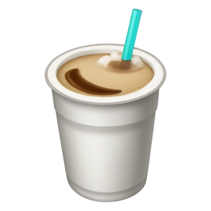 Coconut water coffee sticker