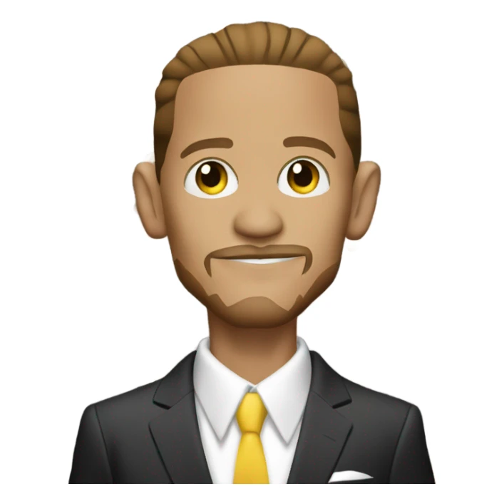 Dionte west in a suit sticker