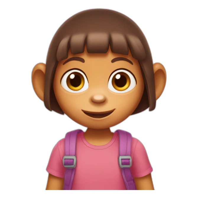 Dora the explorer monkey sticker