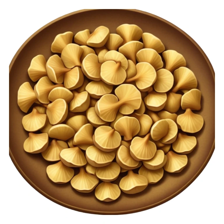 Plate of Gingko nuts  sticker