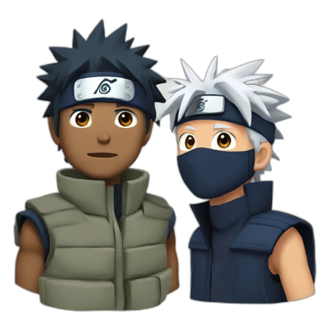 Naruto et kakashi sticker