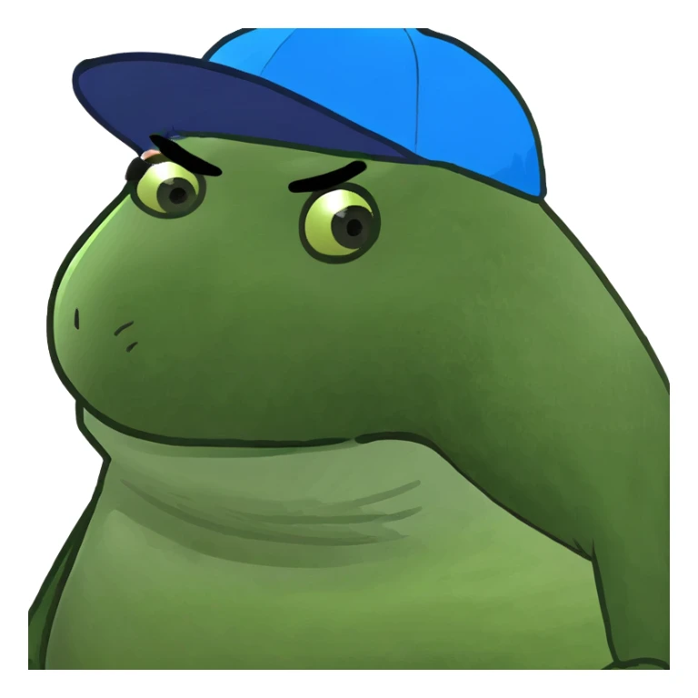 realistic fat boy parody sticker