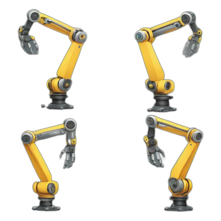 Industrial Robotics arms sticker
