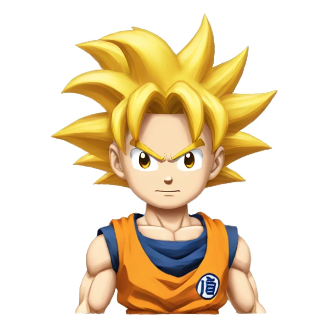 Son goku in super saiyan 3 sticker