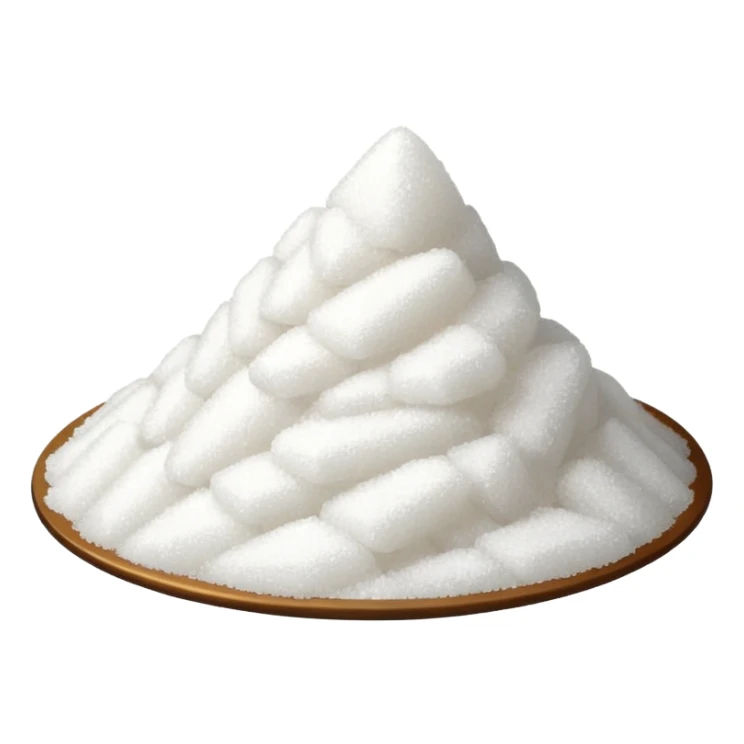 White sugar sticker