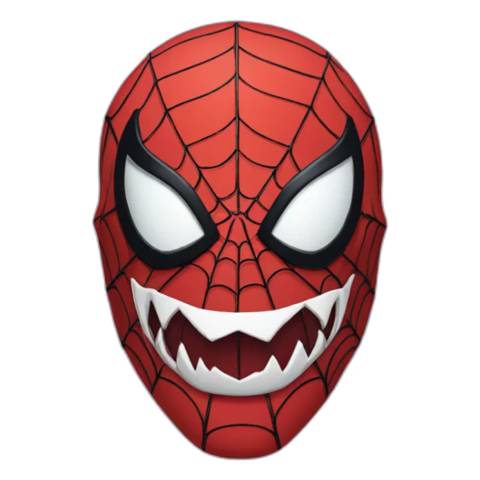 Spider-man venom mask sticker
