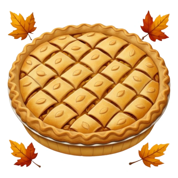 Apple pie autumn aesthetic  sticker