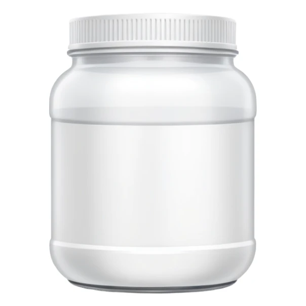 whey protein jar sticker