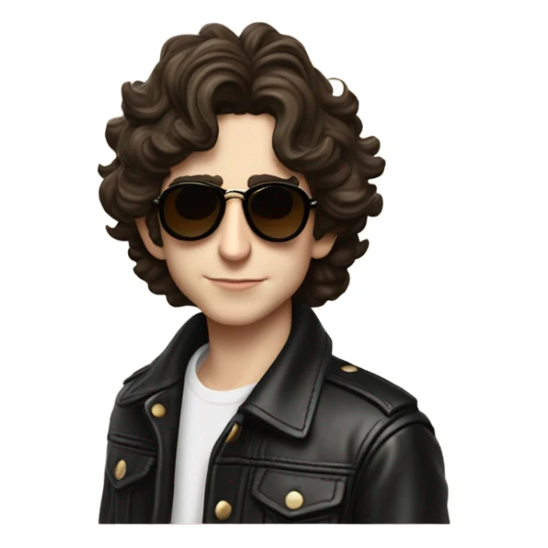 Timothy chalmet as bob dylan  sticker