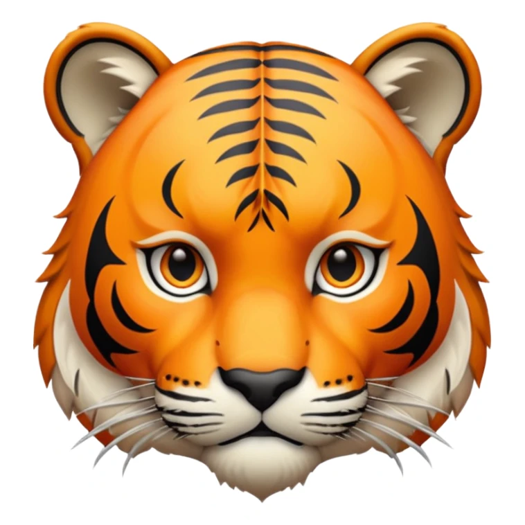 Very Dangerous tiger face sticker