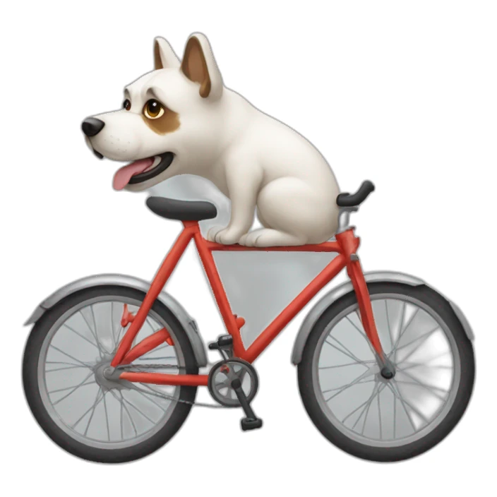 russia dog bike sticker