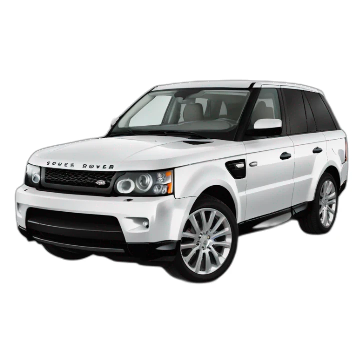 Black 2010 Range Rover sport sticker