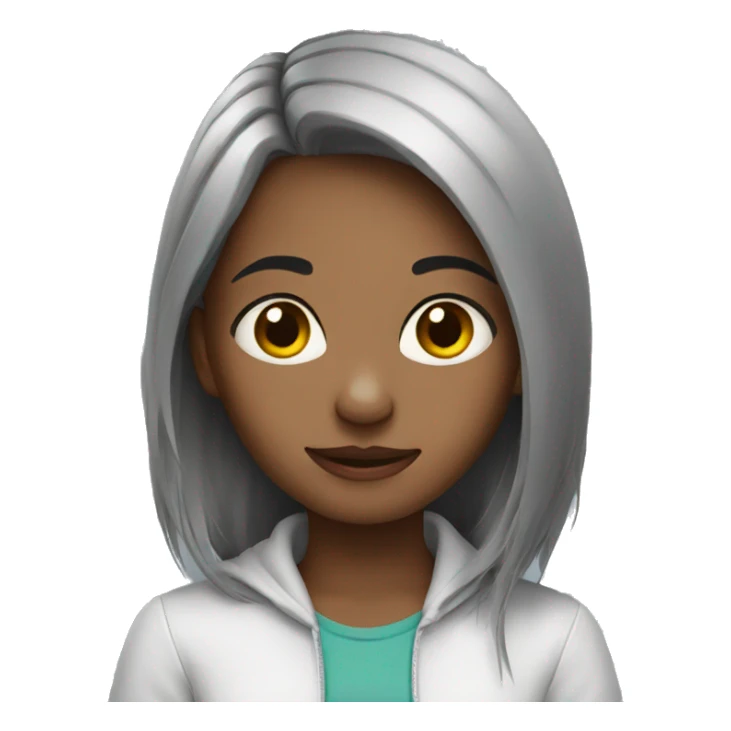 Girl with rat sticker