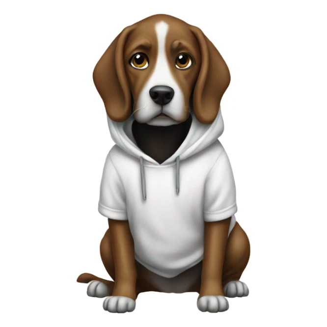 Dog I hoodie sticker