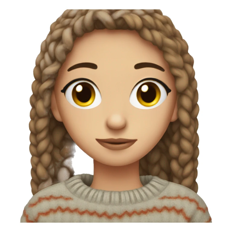 Cozy sweater sticker