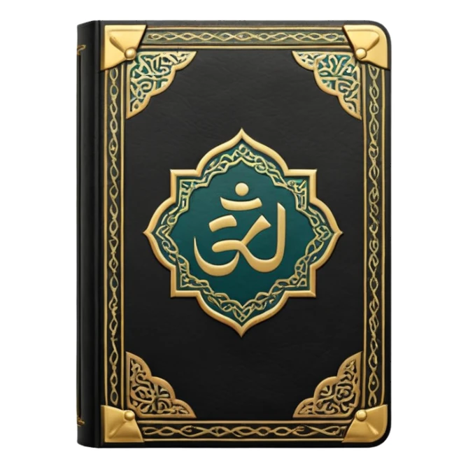 Quran closed book and Quran sticker