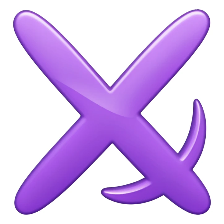purple "plus" emoji sticker