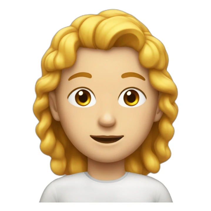 Gesicht mit kussmund  sticker