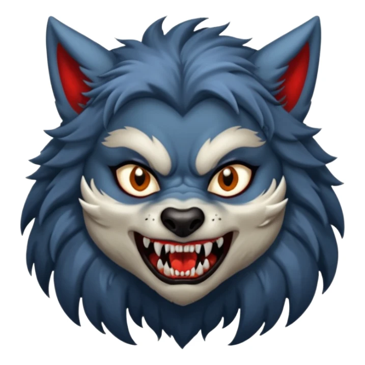 woman werevolf sticker