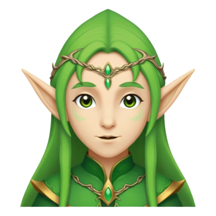 green skinned elf sticker