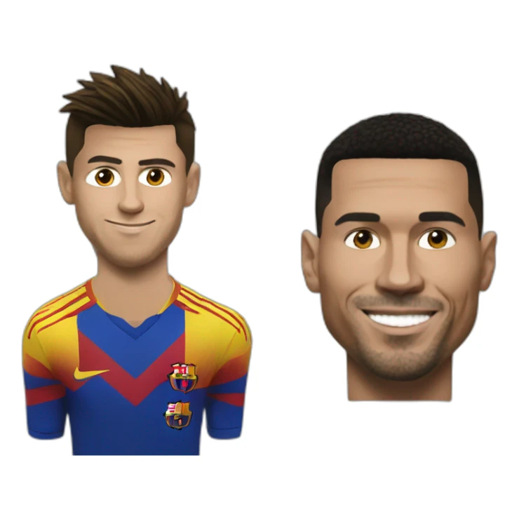 Ronaldo sur messi sticker