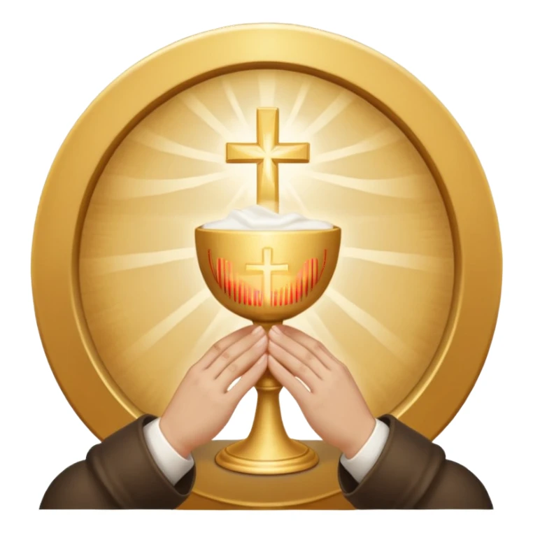 adoration and eucharist sticker