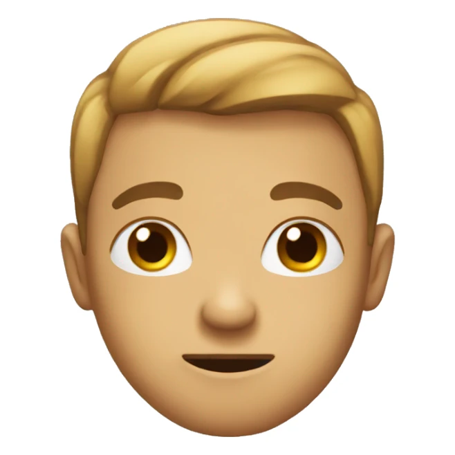Emoji with a dorseless expression sticker