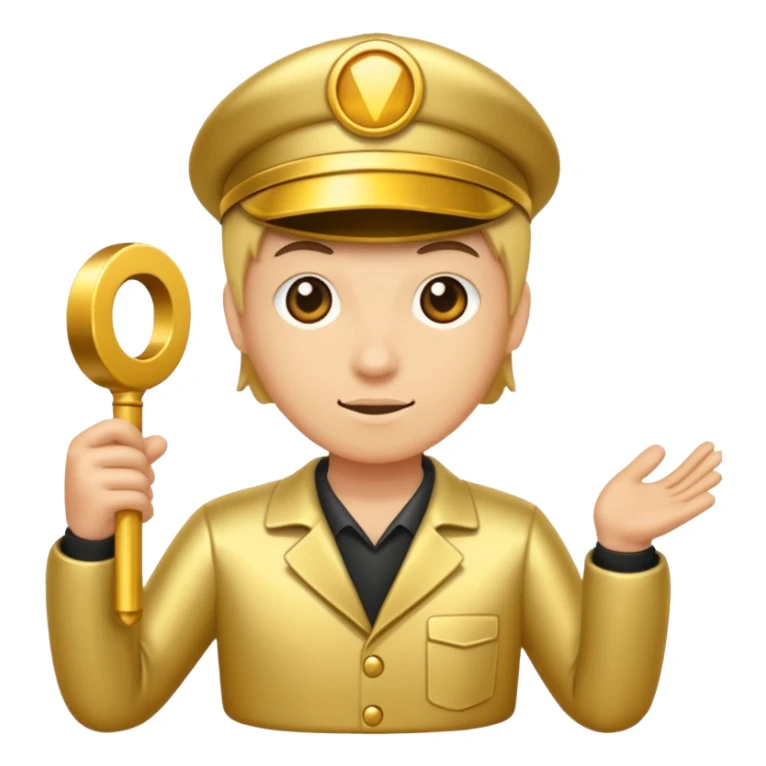 staff icon for administration authority sticker