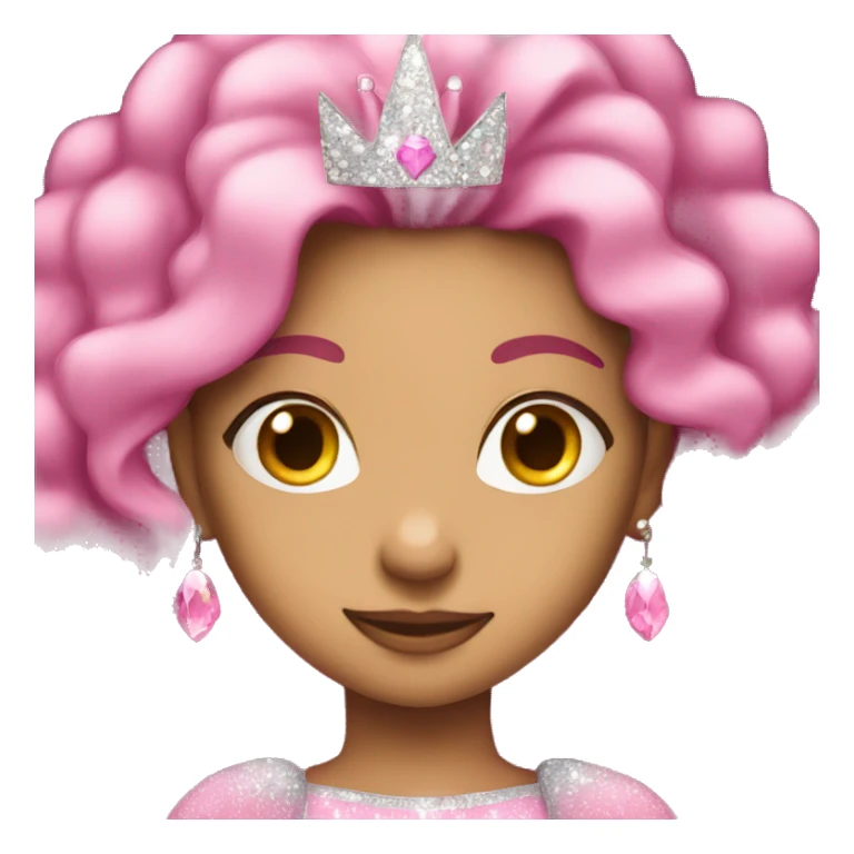 Pink Sparkle Princess sticker