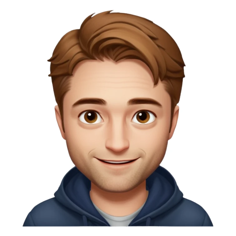 Robert Pattinson smile wamrly sticker