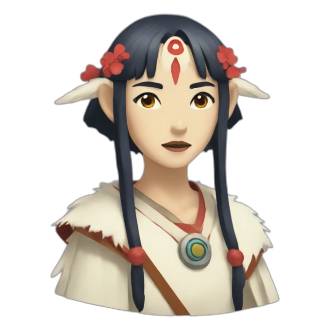 Ashitaka princesse mononoke sticker