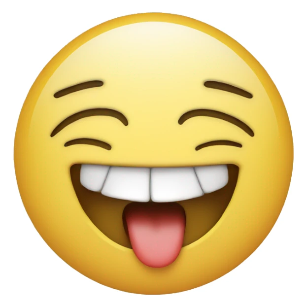 crying face with laughing mouth sticker
