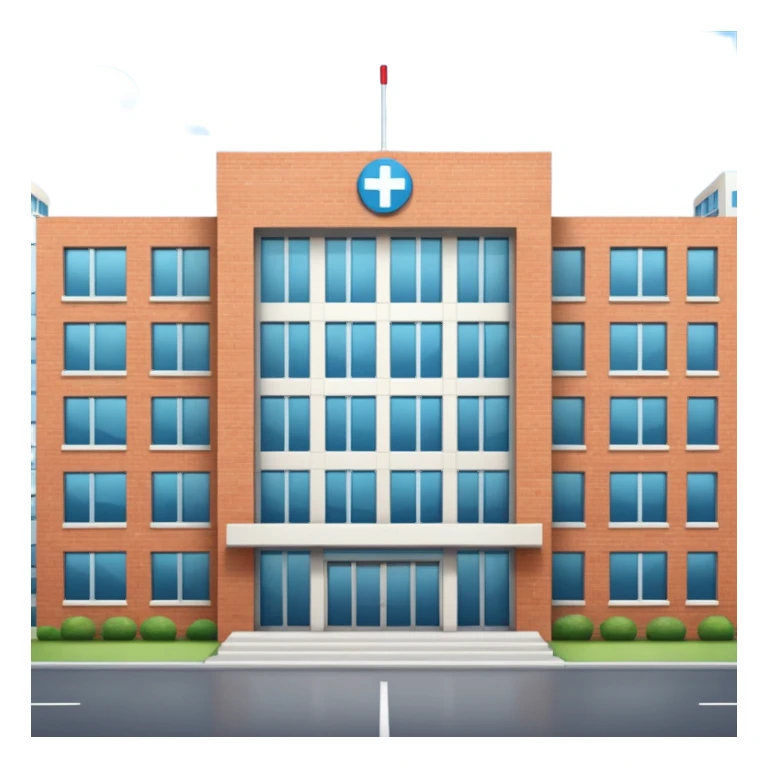 hospital built sticker
