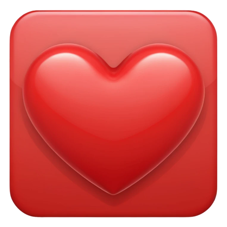 upside-down heart sticker