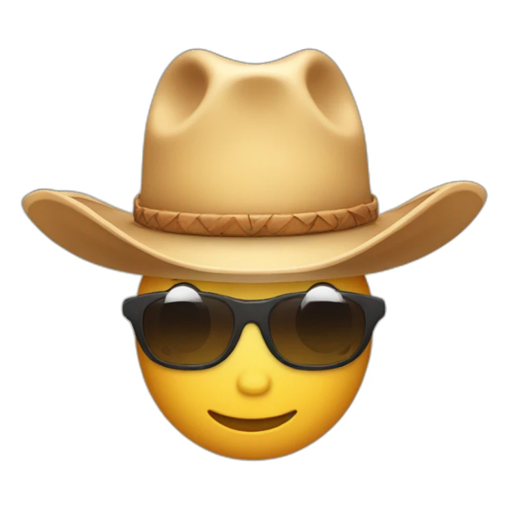 Caktus with Cowboy Hat sticker